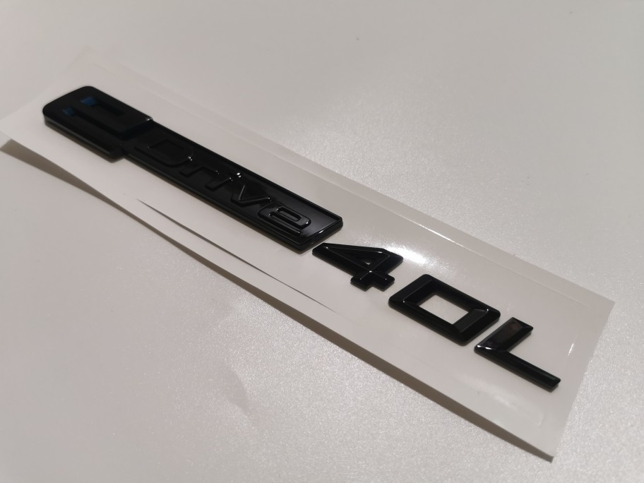 适用于宝马Edrive 40L字标尾标 新能源i3 i4改装贴标