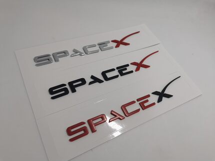 适用于特斯拉TESLA MODER3 X S Y车标 车尾贴标 SPACEX塑料车贴