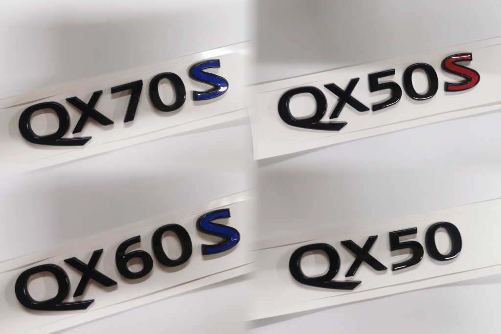适用于英菲尼迪QX50S QX80 Q50L Q70s车尾贴标Q60S改装车标字标
