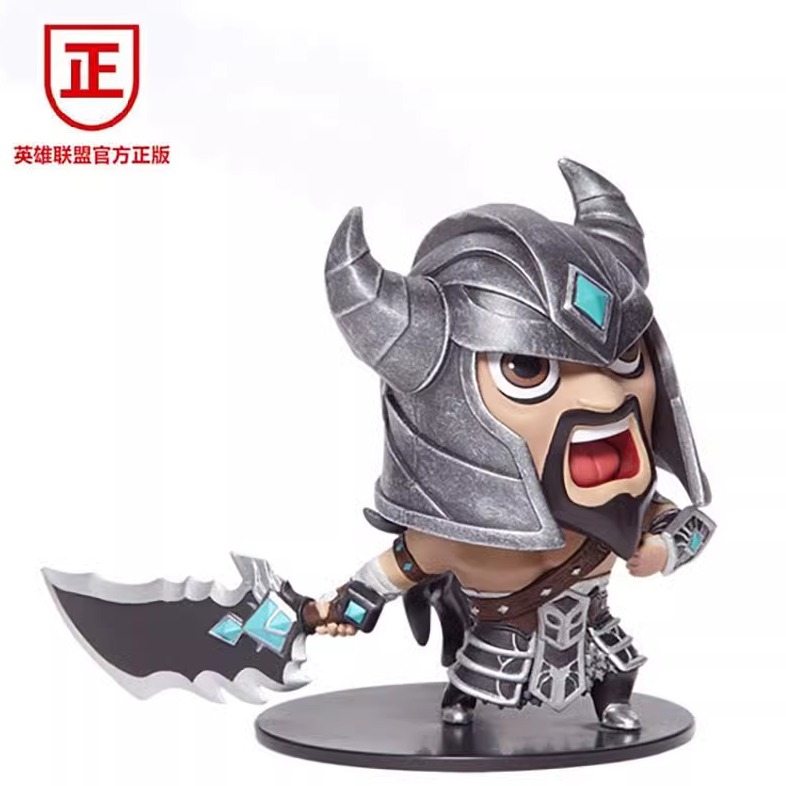 官方正版LOL英雄联盟泰达米尔蛮王手办Q版公仔模型摆件周边现货