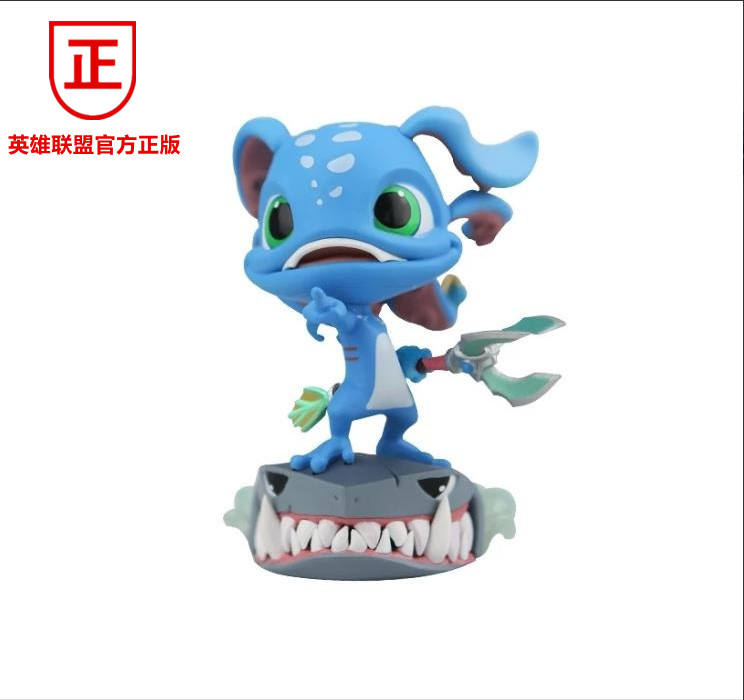 官方正版英雄联盟小鱼人手办公仔