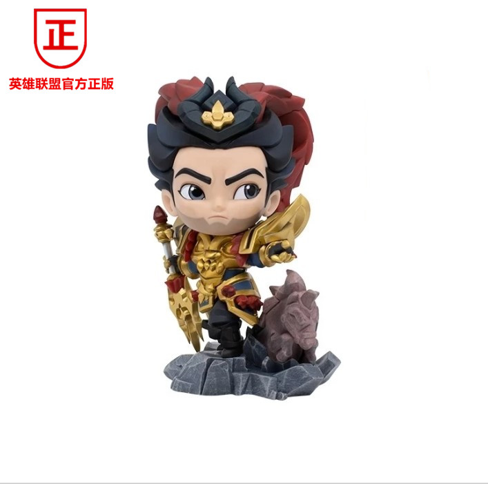 官方正版LOL英雄联盟德玛西亚吕布奉先皇子手办模型公仔摆件玩偶