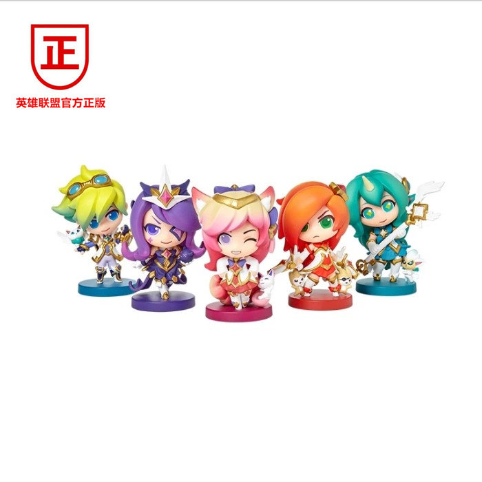 官方正版LOL英雄联盟星之守护者二代阿狸女枪EZ辛德拉手办Q版摆件