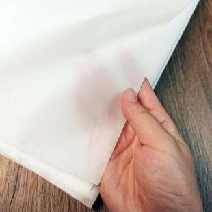 WHM 真丝电力纺(本绢羽二重)烫花器造花面料DIY材料 上浆