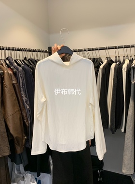 FORTH韩国东大门正品代购25秋款 高纯色休闲宽松套头长袖T恤女