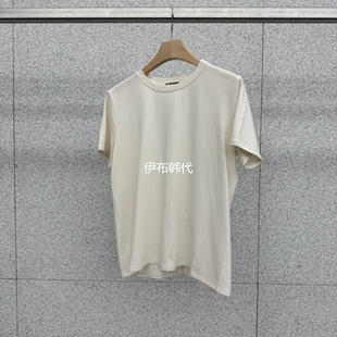 AT THE BAGEL韩国东大门正品代购26春 圆领基础款棉质简约短袖T恤