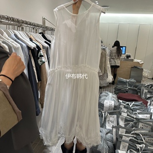 圆领休闲透明背心裙长裙连衣裙 26春款 VIVE韩国东大门正品 代购