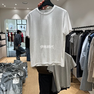 FEBRUARY 11韩国东大门代购26春 圆领纯色基础款休闲短款薄款T恤