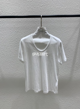 LUCY SALON韩国东大门正品代购26春款 圆领休闲纯色基础款短袖T恤