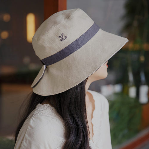 日系帽子女春夏紫外线大小头遮脸