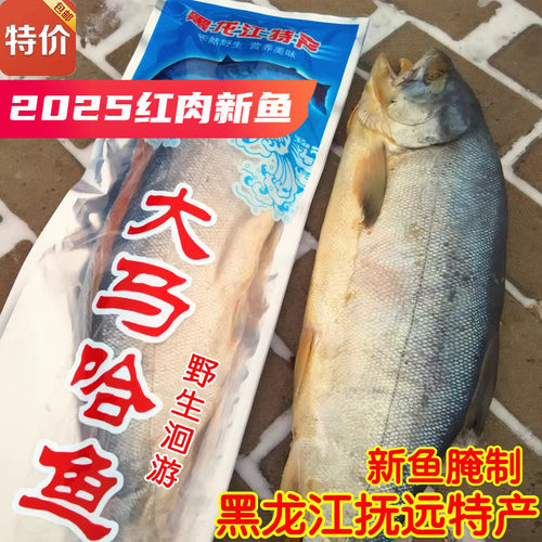 乌苏里江大马哈鱼木桶腌制