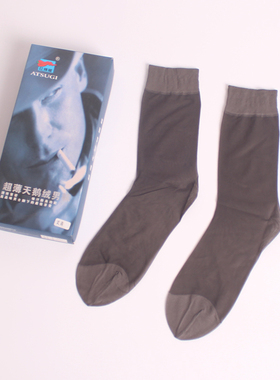 10双红辣椒男士丝袜超薄天鹅绒中筒袜纯色商务袜子黑色白色夏季