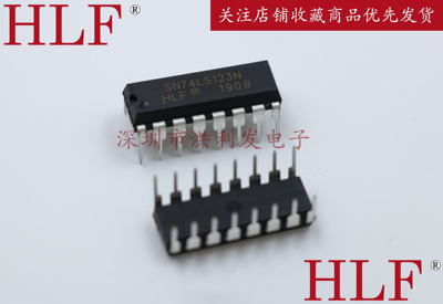 HLF品牌 SN74LS123N DIP 直插集成电路 ic 逻辑芯片