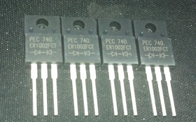 （直拍）全新原装 ER1006FCT 10A/600V TO-220F 超快恢复二极管