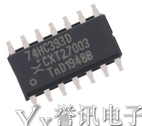 全新原装 74HC393D 74HC393 封装SOP-14
