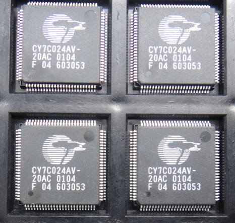 进口原装全新 CYAT81688-100AS61Z CY7C024AV-25AC TQFP100