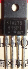 源管理芯片 278R15 KIA278R15PI KA278R15 TO220-4