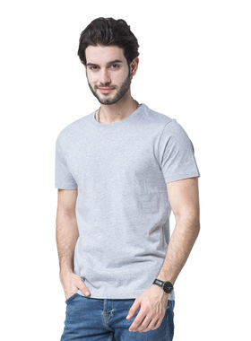 BYB纯棉空白圆领短袖打底衫文化衫广告衫T恤定制logo工作服团体服