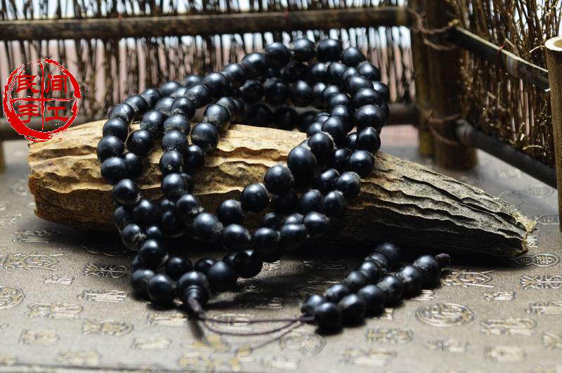 无患菩提子佛珠 陀罗尼菩提子 金刚菩提 崖柏雕刻 菩提雕刻 核雕