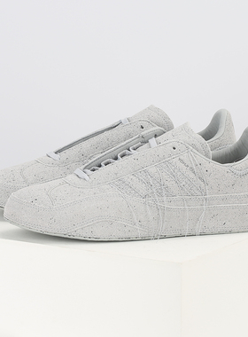 Y-3 圆头系带百搭 低帮 板鞋 男女同款 灰色 IG0804