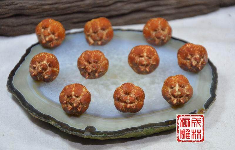 同8瓣精品滴血莲花菩提子手串 橄榄核雕  紫檀 玉石 沉香 玛瑙