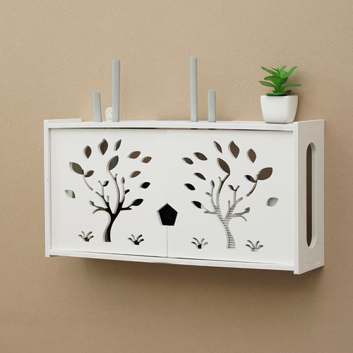 路由器光猫机顶盒收纳盒遮丑装饰