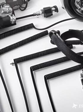 ISO6722连续阻尼控制减振器电磁阀感应信号弹簧电线2芯耐耐高高温