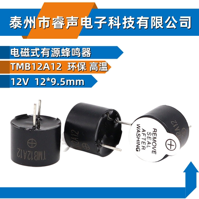 电磁式有源12V蜂鸣器HNDZHYDZ