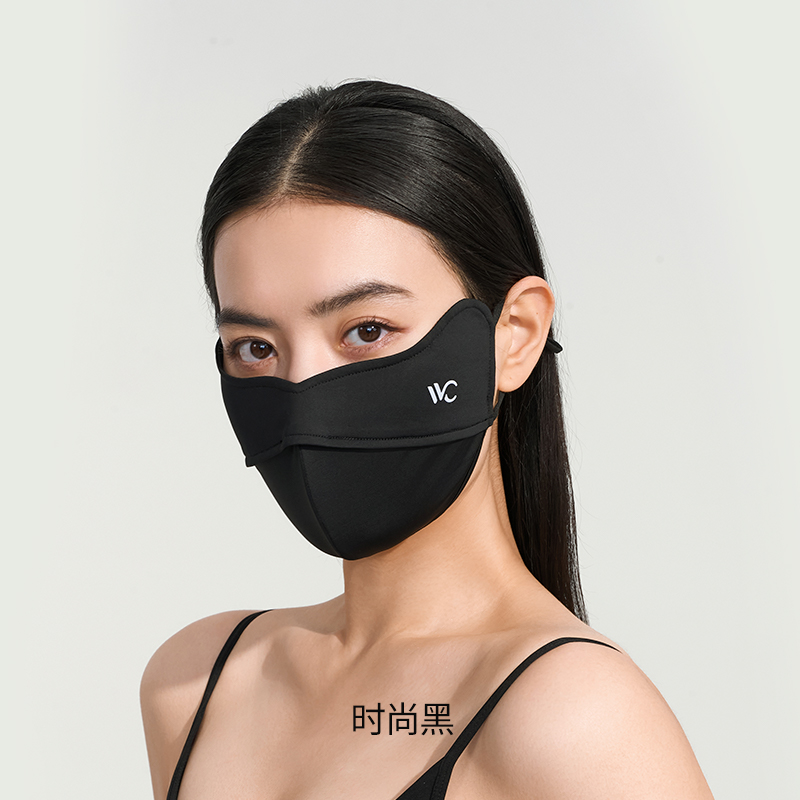 VVC防晒口罩夏季女防紫外线高颜值轻薄透气骑行防护遮阳冰丝面罩