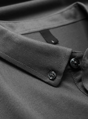 风抗皱T网眼t重磅衣胖子工装无痕帅气恤衫春夏季运动夏款POLO衫