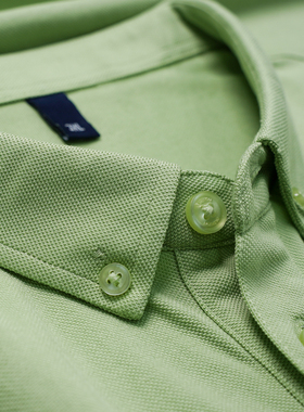 男装纯棉夏装POLO衫男新款商务体恤Polo半袖冰丝纯色2025高端宽