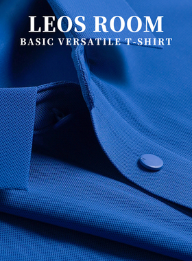 2025新款男士高端纯色Polo衫短袖t恤男装夏季上衣服翻领潮流韩版