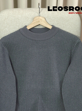 半高领男毛衣深灰半高领打底衫男深灰毛衣冬季打底半高领毛衣潮流