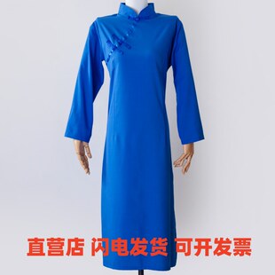 江姐学生绣红旗舞台演出服装话剧红梅赞舞台民国表演女款成人旗袍