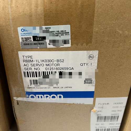 议价全新未拆封欧姆龙OMRON R88M-1L1K030C-BS