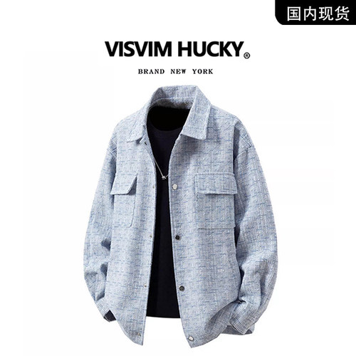 【官网正品】VISVIM HUCKY秋冬季新款夹克男宽松休闲外套痞帅高街