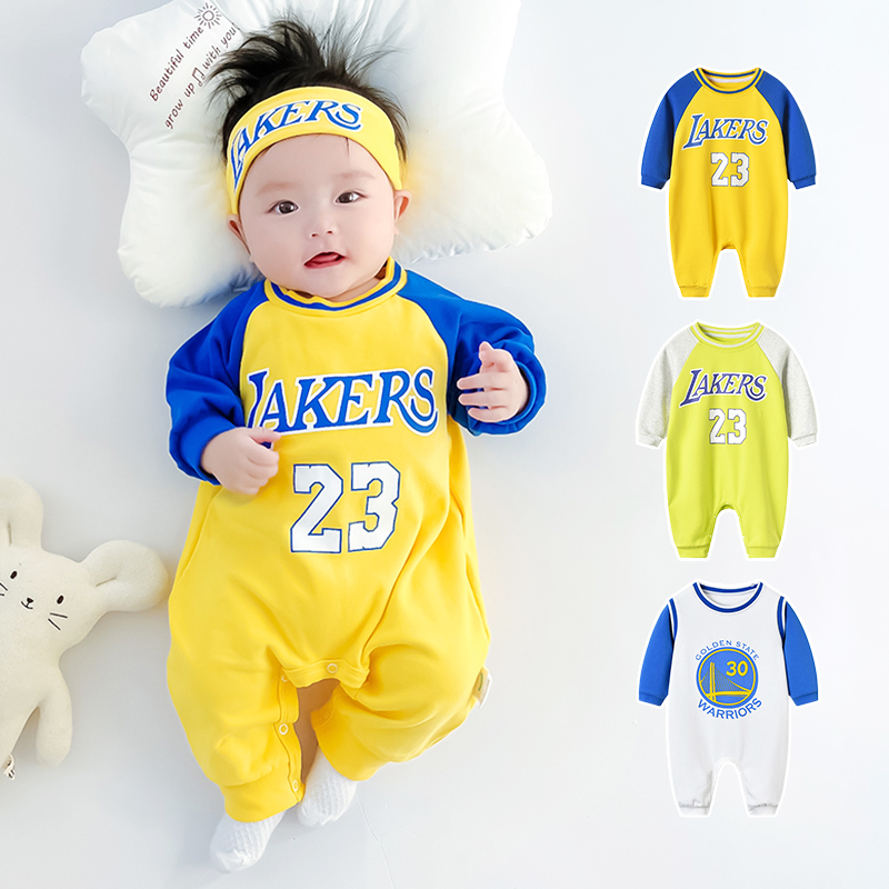 婴儿库里球衣23号詹姆斯篮球服