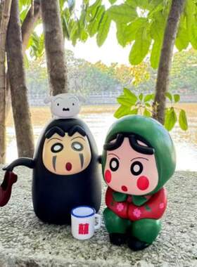 蜡笔小新盲盒手办可爱卡通动漫