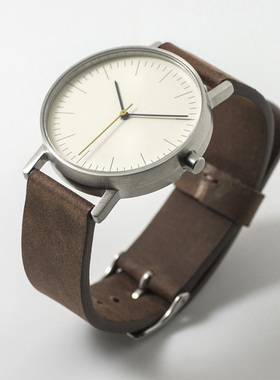 BIJOUONE彼树湾B001简约复古设计人生切割术文艺礼物礼盒男女手表