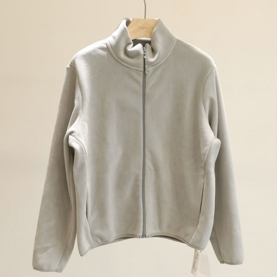 防风保暖狠实穿！加厚摇粒绒立领拉链开衫卫衣宽松休闲外套绒感