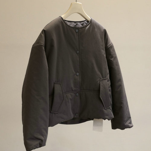 小个子冲！韩版圆领单排扣短款棉服女宽松百搭显瘦保暖棉衣外套