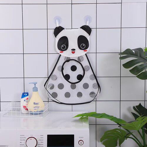 源头工厂小孩戏水玩具储物挂篮宝宝洗浴用品收纳袋卡通萌趣