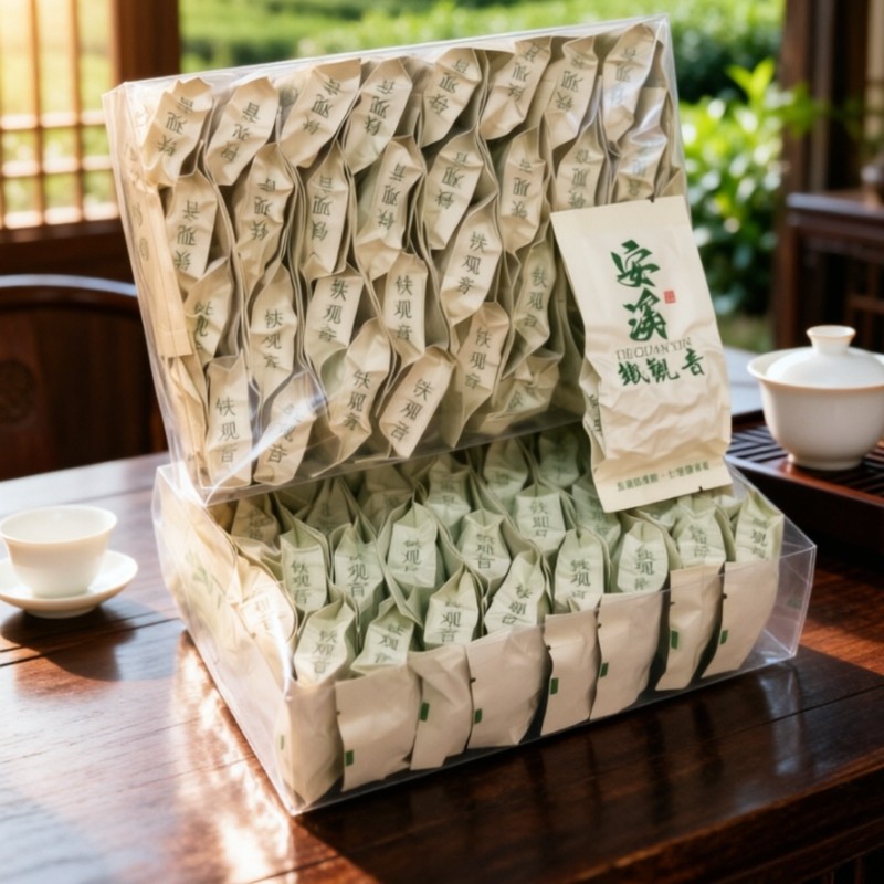 浓香正味铁观音安溪铁观音茶叶500g高山兰花香铁观音茶盒装小泡茶