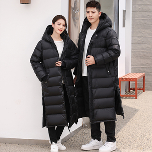 北电超厚保暖羽绒服定制北电羽绒服北影长款 加长艺考羽绒服 男女款