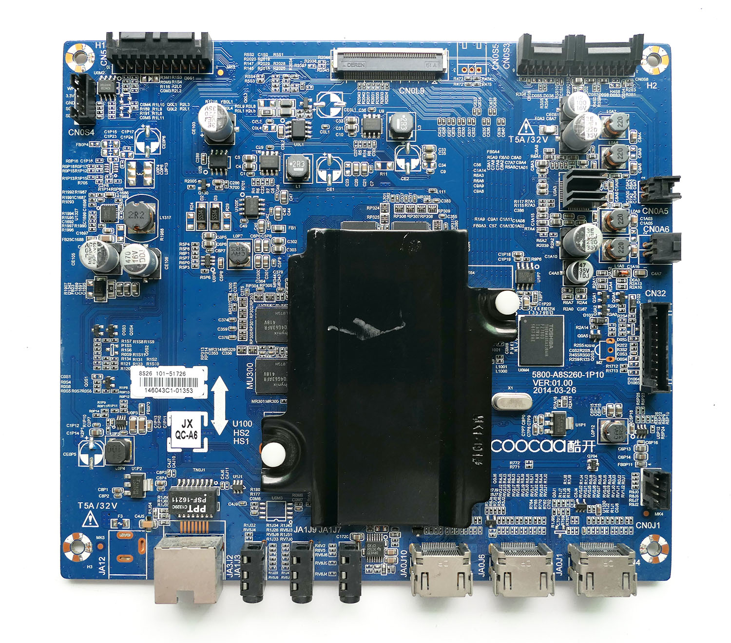 创维电视机主板5800-A8S260-1P10