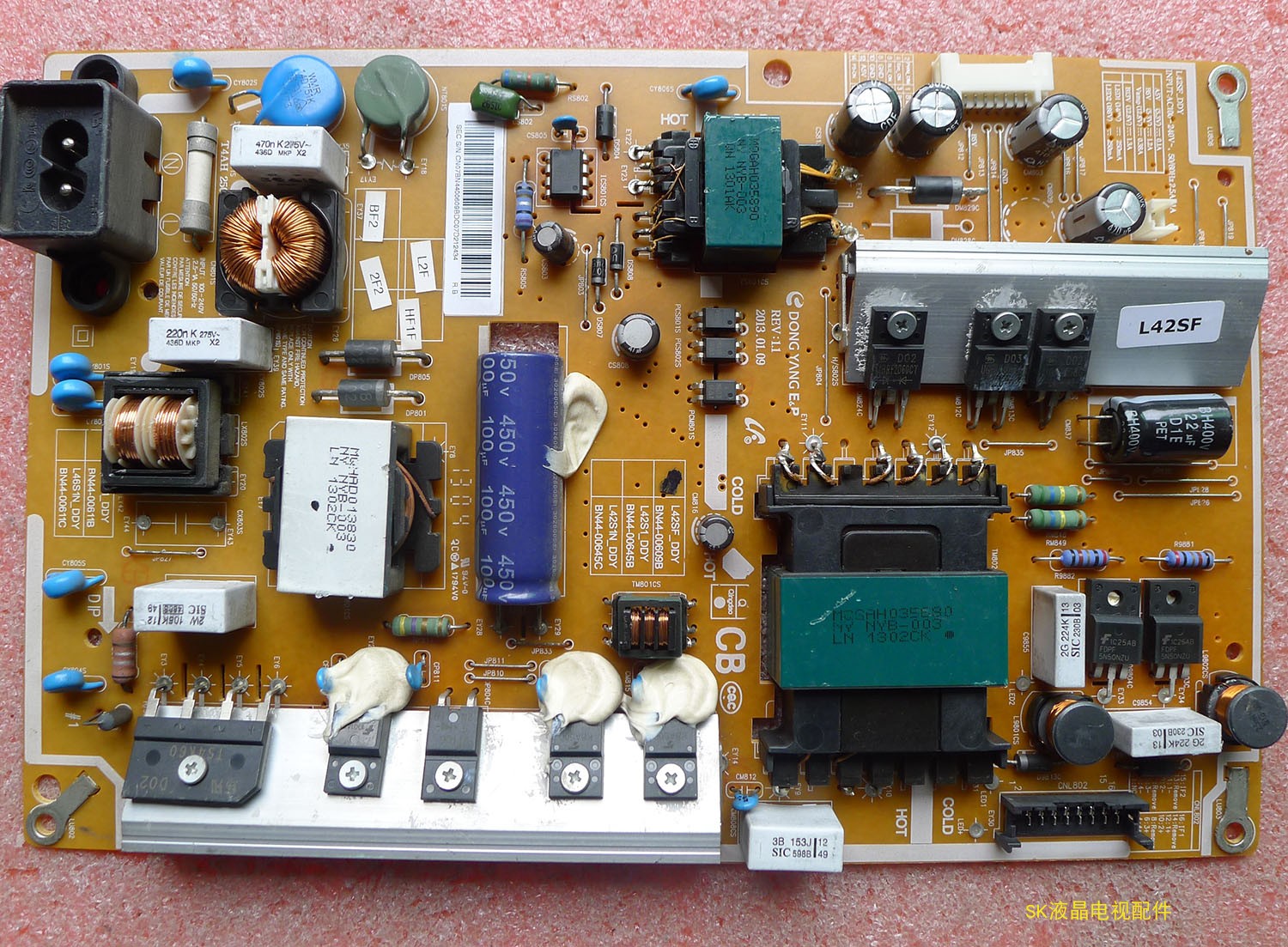 电视机电源板三星BN44-00609B