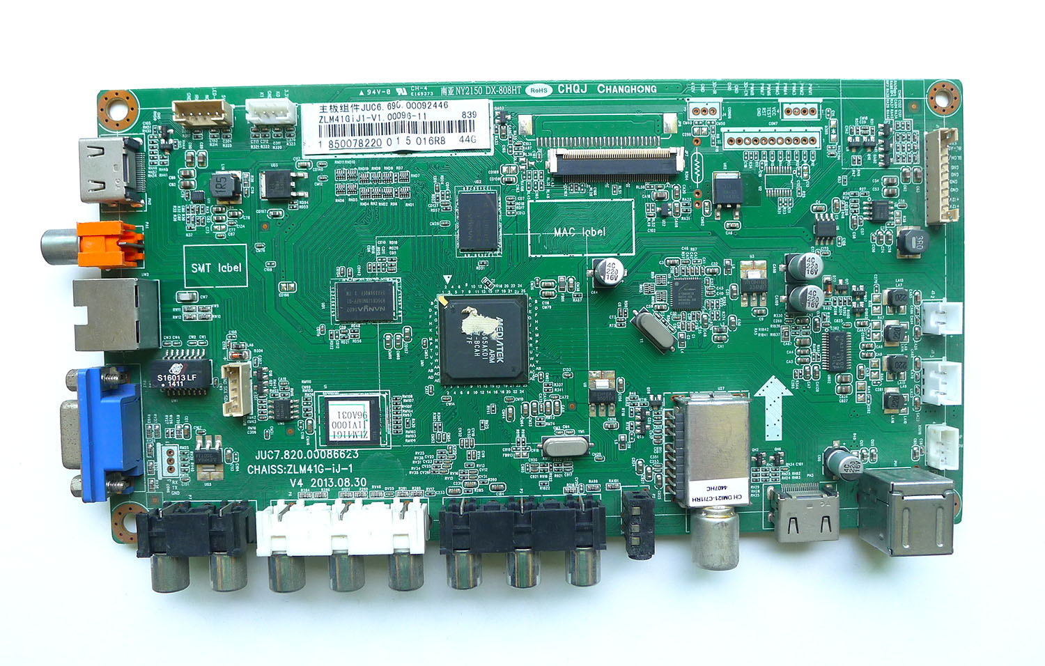 长虹电视主板JUC7.820.00086623