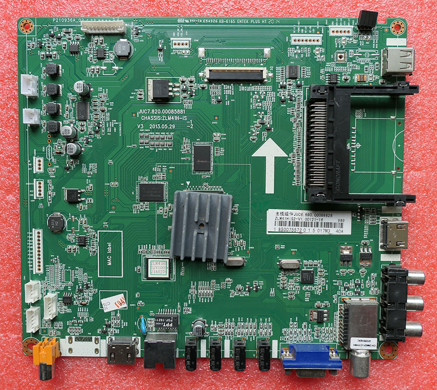 长虹电视主板JUC7.820.00085881