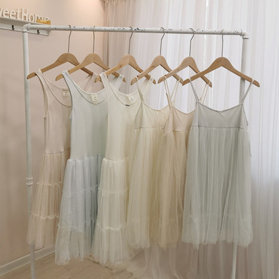 gp甜美莫代尔吊带睡裙可外穿