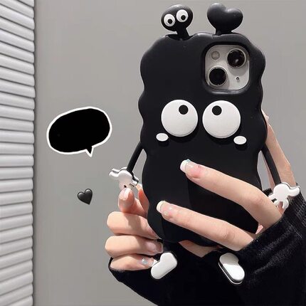 小红书同款oppoA3pro/a1s/A2m可爱k11/A58x煤球手机壳OPPOFindx7/6/5/4/OPPO Reno12pro+/11/10/9/8卡通